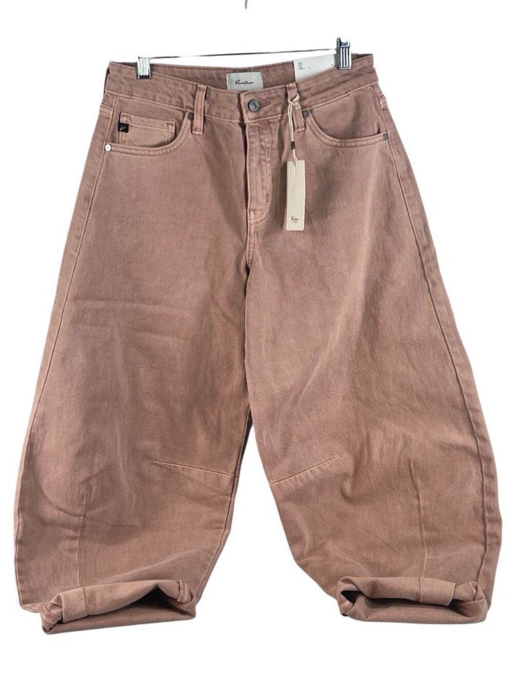 Kancan dusty mauve high rise horseshie fit jeans sz 05/26 new - Picture 5 of 8